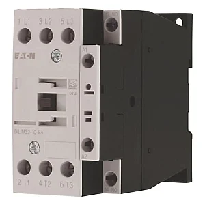 189917 - Dilm32-10-ea(230v50hz,240v60hz) - Contactor, 3 Pole, 380 V 400 V 15 Kw, 1 N/o, 230 V 50 Hz, 240 V 60 Hz, Ac Operation, Screw Terminals - Eaton