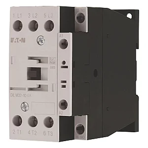 189918 - Dilm32-10-ea(rdc24) - Contactor, 3 Pole, 380 V 400 V 15 Kw, 1 N/o, Rdc 24: 24 - 27 V Dc, Dc Operation, Screw Terminals - Eaton