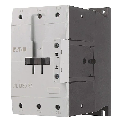 189922 - Dilm80-ea(rdc24) - Contactor, 3 Pole, 380 V 400 V 37 Kw, Rdc 24: 24 - 27 V Dc, Dc Operation, Screw Terminals - 1