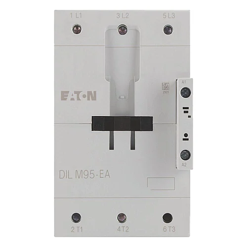 189924 - Dilm95-ea(rdc24) - Contactor, 3 Pole, 380 V 400 V 45 Kw, Rdc 24: 24 - 27 V Dc, Dc Operation, Screw Terminals - 1