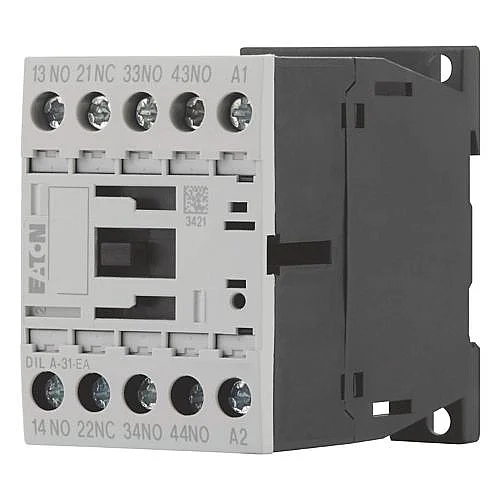 189957 - Dila-31-ea(230v50hz,240v60hz) - Contactor Relay (-ea) , 230 V 50 Hz, 240 V 60 Hz, 3 N/o, 1 Nc, Screw Terminals, Ac Operation - 1