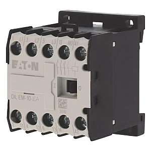 189983 - Dilem-10-ea(230v50hz,240v60hz) - Contactor, 230 V 50 Hz, 240 V 60 Hz, 3 Pole, 380 V 400 V, 4 Kw, Contacts N/o = Normally Open= 1 N/o, Screw Terminals, Ac Operation - Eaton