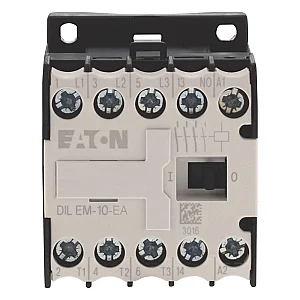 189984 - Dilem-10-g-ea(24vdc) - Contactor, 24 V Dc, 3 Pole, 380 V 400 V, 4 Kw, Contacts N/o = Normally Open= 1 N/o, Screw Terminals, Dc Operation - Eaton