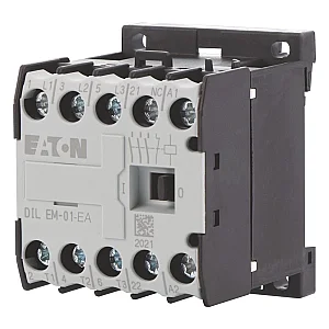 189986 - Dilem-01-g-ea(24vdc) - Contactor, 24 V Dc, 3 Pole, 380 V 400 V, 4 Kw, Contacts N/c = Normally Closed= 1 Nc, Screw Terminals, Dc Operation - Eaton
