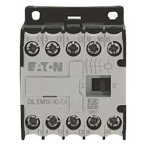 189987 - Dilem12-10-ea(230v50hz,240v60hz) - Contactor, 230 V 50 Hz, 240 V 60 Hz, 3 Pole, 380 V 400 V, 5.5 Kw, Contacts N/o = Normally Open= 1 N/o, Screw Terminals, Ac Operation - Eaton