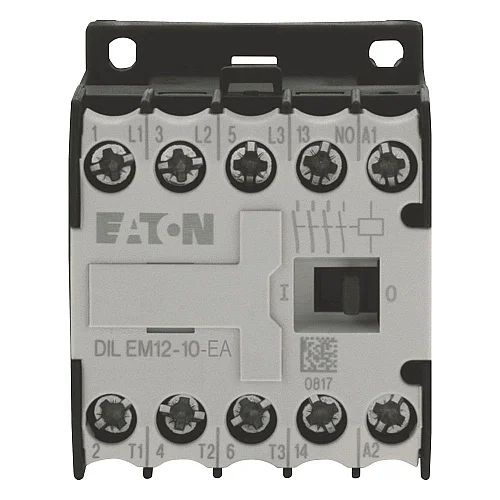 189987 - Dilem12-10-ea(230v50hz,240v60hz) - Contactor, 230 V 50 Hz, 240 V 60 Hz, 3 Pole, 380 V 400 V, 5.5 Kw, Contacts N/o = Normally Open= 1 N/o, Screw Terminals, Ac Operation - 1