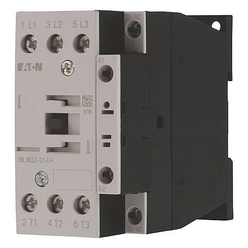190003 - Dilm32-01-ea(230v50hz,240v60hz) - Contactor, 3 Pole, 380 V 400 V 15 Kw, 1 Nc, 230 V 50 Hz, 240 V 60 Hz, Ac Operation, Screw Terminals - 1