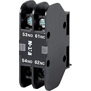 190972 - Auxiliary contact module, 2 pole, 1 N/O, 1 NC, Screw terminals - Eaton