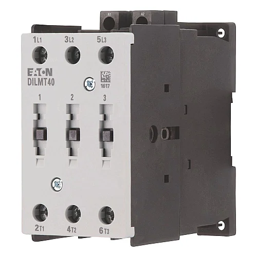 190983 - Dilmt40(rdc24) - Contactor, 3 Pole, 380 V 400 V: 18.5 Kw, 24 V Dc, Dc Operation, Screw Terminals - 1