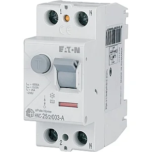 194684 - Residual current circuit breaker (RCCB), 25A, 2p, 30mA, type A - Eaton