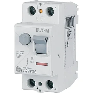 194690 - Residual current circuit breaker (RCCB), 25A, 2p, 30mA, type AC - Eaton