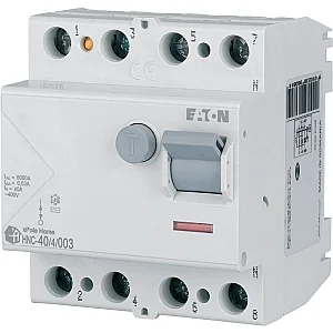 194694 - Residual current circuit breaker (RCCB), 40A, 4p, 30mA, type AC - Eaton
