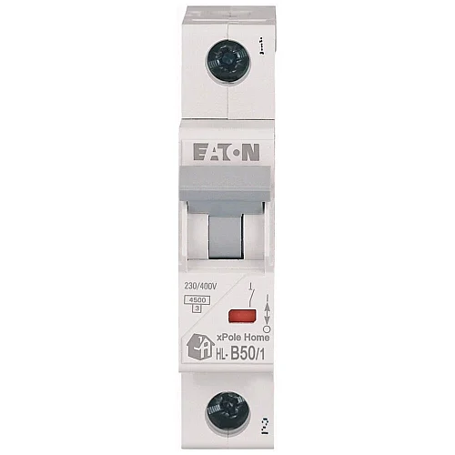 194726 - Hl-b50/1 - Miniature Circuit Breaker (mcb), 50 A, 1p, Characteristic: B - 1