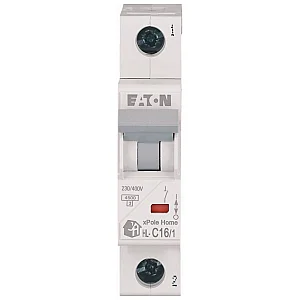 194731 - Hl-c16/1 - Miniature Circuit Breaker (mcb), 16 A, 1p, Characteristic: C - Eaton