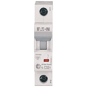 194734 - Hl-c32/1 - Miniature Circuit Breaker (mcb), 32 A, 1p, Characteristic: C - Eaton