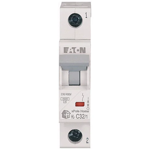 194734 - Hl-c32/1 - Miniature Circuit Breaker (mcb), 32 A, 1p, Characteristic: C - 1