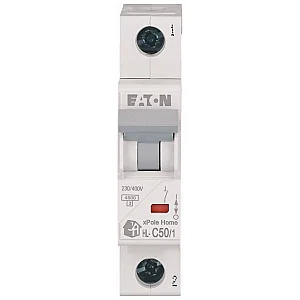 194736 - Hl-c50/1 - Miniature Circuit Breaker (mcb), 50 A, 1p, Characteristic: C - Eaton