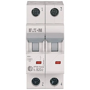 194762 - Hl-b20/2 - Miniature Circuit Breaker (mcb), 20 A, 2p, Characteristic: B - Eaton