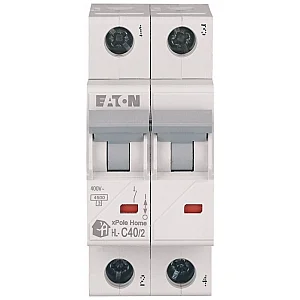 194775 - Hl-c40/2 - Miniature Circuit Breaker (mcb), 40 A, 2p, Characteristic: C - Eaton
