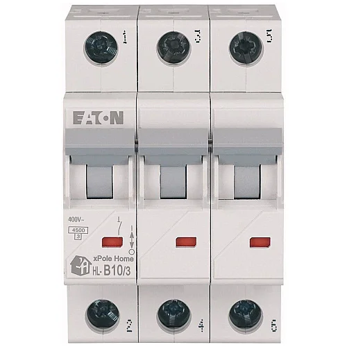 194779 - Hl-b10/3 - Miniature Circuit Breaker (mcb), 10 A, 3p, Characteristic: B - 1