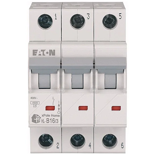 194781 - Hl-b16/3 - Miniature Circuit Breaker (mcb), 16 A, 3p, Characteristic: B - 1