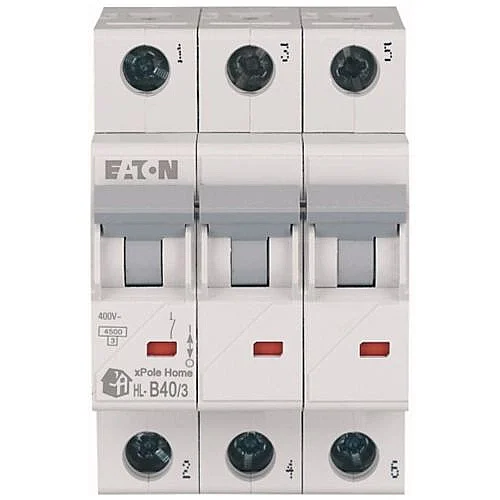 194785 - Hl-b40/3 - Miniature Circuit Breaker (mcb), 40 A, 3p, Characteristic: B - 1