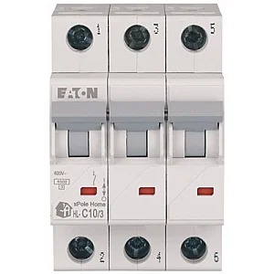 194789 - Hl-c10/3 - Miniature Circuit Breaker (mcb), 10 A, 3p, Characteristic: C - Eaton