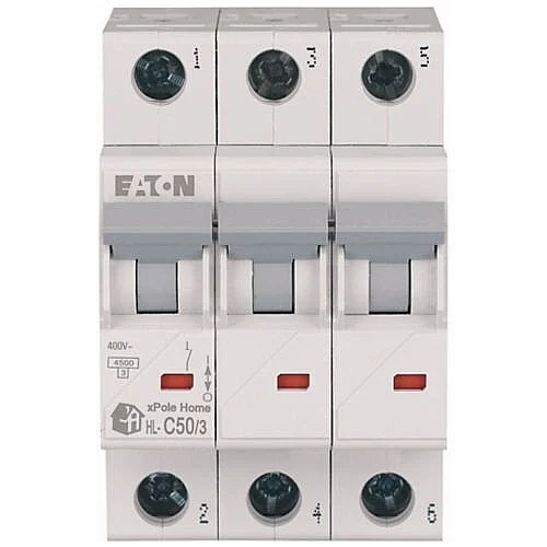 194796 - Hl-c50/3 - Miniature Circuit Breaker (mcb), 50 A, 3p, Characteristic: C - 1