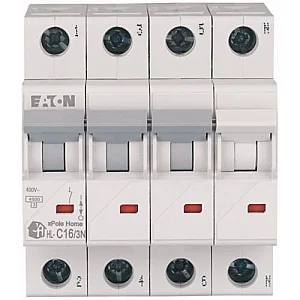 194811 - Hl-c16/3n - Miniature Circuit Breaker (mcb), 16 A, 3p+n, Characteristic: C - Eaton