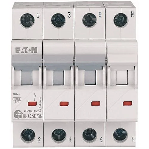 194816 - Hl-c50/3n - Miniature Circuit Breaker (mcb), 50 A, 3p+n, Characteristic: C - 1