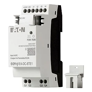 197219 - I/O expansion, For use with easyE4, 24 V DC, Inputs expansion (number) digital: 4, screw terminal - Eaton