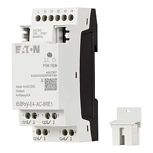 197221 - I/O expansion, For use with easyE4, 100 - 240 V AC, 110 - 220 V DC (cULus: 100-110 V DC), Inputs expansion (number) digital: 4, screw terminal - Eaton