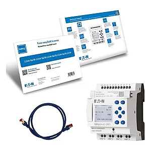 197227 - Starter package consisting of EASY-E4-UC-12RC1, patch cable and software license for easySoft - Eaton
