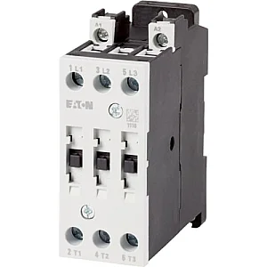 197617 - Power contactor, 3 pole, 380 V 400 V: 11 kW, 24 V 50/60 Hz, AC operation, Screw terminals - Eaton