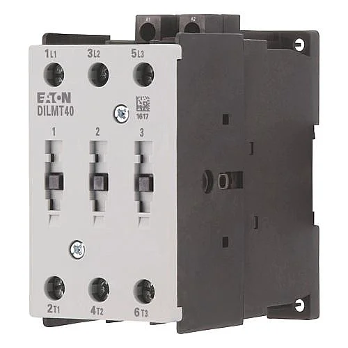 197619 - Power contactor, 3 pole, 380 V 400 V: 18.5 kW, 24 V 50/60 Hz, AC operation, Screw terminals - 1