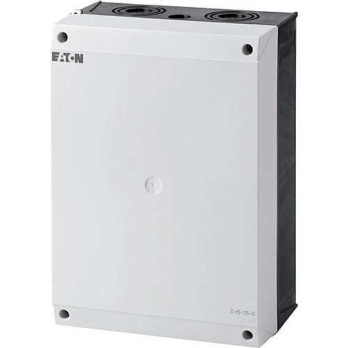 206891 - Insulated enclosure, HxWxD=280x200x125mm, +mounting rail - 1