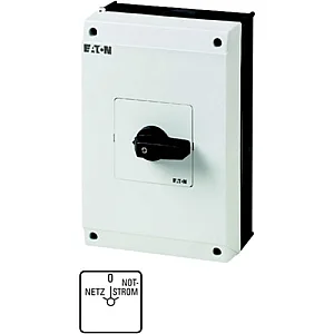 207237 - Changeoverswitches, T5B, 63 A, surface mounting, 4 contact unit(s), Contacts: 8, 60 °, maintained, With 0 (Off) position, Netz-0-Notstrom, Design number 8902 - Eaton