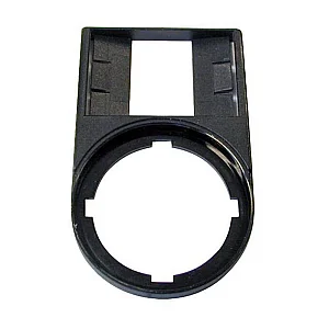 216392 - Label mount, without label, black - Eaton