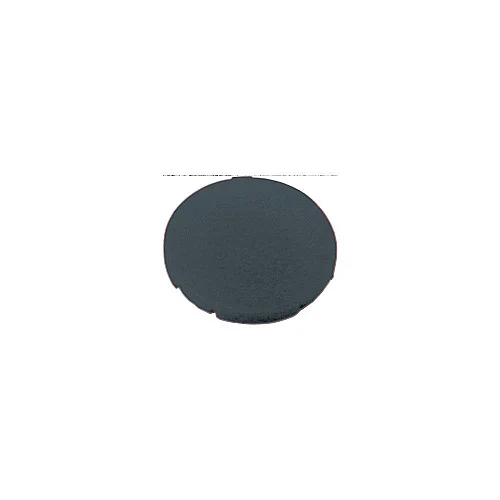 216421 - Button plate, flat black, blank - 1