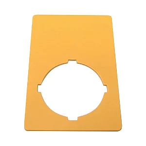 216470 - Label, emergency switching off, yellow, HxW=50x33mm, blank - Eaton