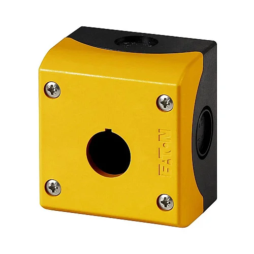 216536 - Surface mounting enclosure, yellow, 1 mounting location - 1