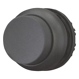216637 - Pushbutton, RMQ-Titan, Extended, momentary, black, Blank, Bezel: black - Eaton