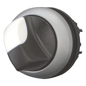 216874 - Changeover switch, RMQ-Titan, With thumb-grip, maintained, 2 positions (V position), Bezel: titanium - Eaton