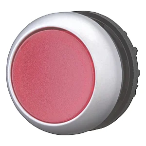 216946 - Illuminated pushbutton actuator, RMQ-Titan, Flush, maintained, red, Blank, Bezel: titanium - Eaton