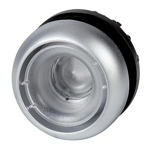 216968 - Illuminated pushbutton actuator, RMQ-Titan, Extended, momentary, red, Blank, Bezel: black - 1