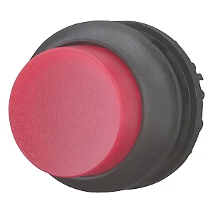 216973 - Illuminated pushbutton actuator, RMQ-Titan, Extended, momentary, Blue, Blank, Bezel: titanium - Eaton