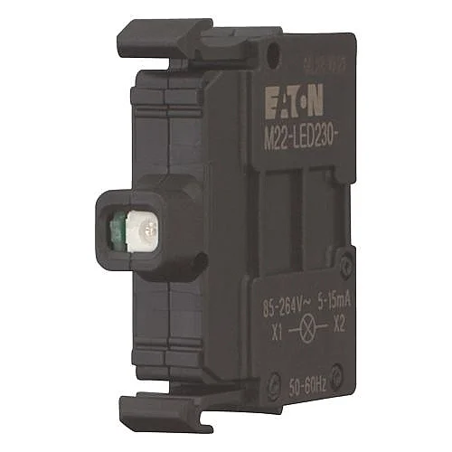 218061 - Light element, LED, blue, front mount, 12-30VAC/DC, spring clamp connection - 1