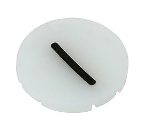 218296 - Button lens, flat white, I - Eaton