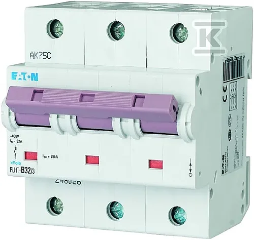 248035 - 3-pole miniature circuit breaker PLHT-C32/3 - 1
