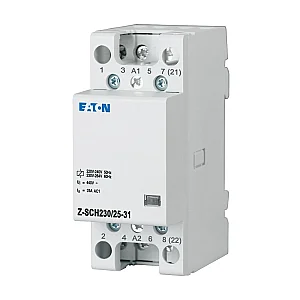 248849 - Installation contactor, 230VAC/50Hz, 2N/O+2N/C, 25A, 2HP - Eaton